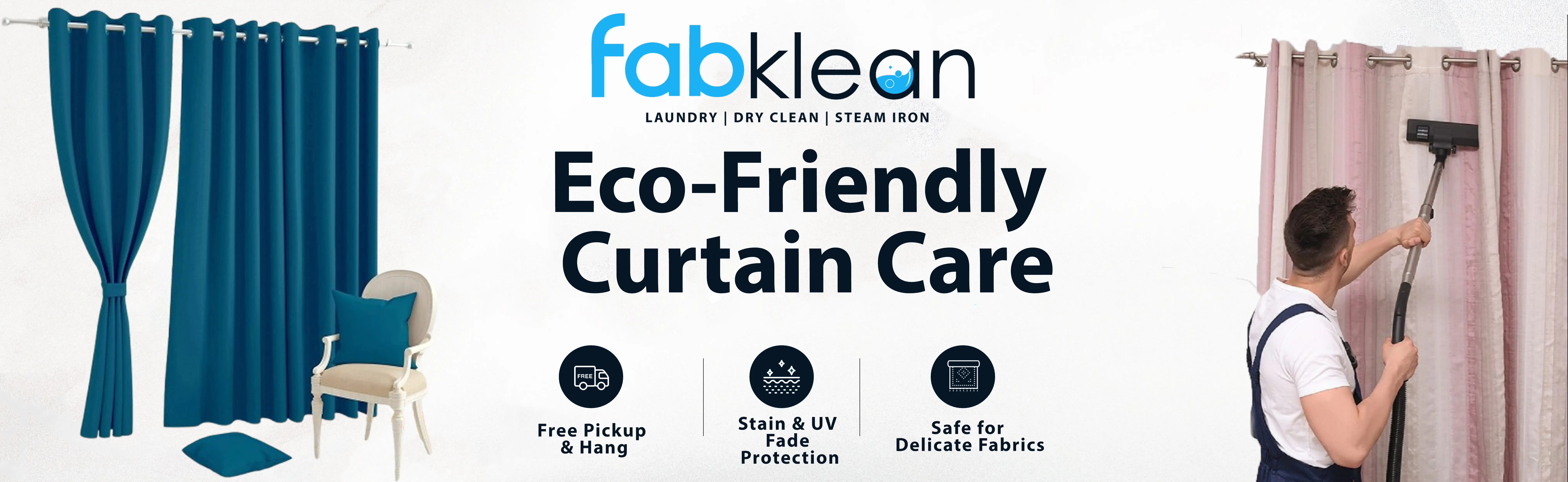 Professional curtain dry cleaning service in Gurgaon